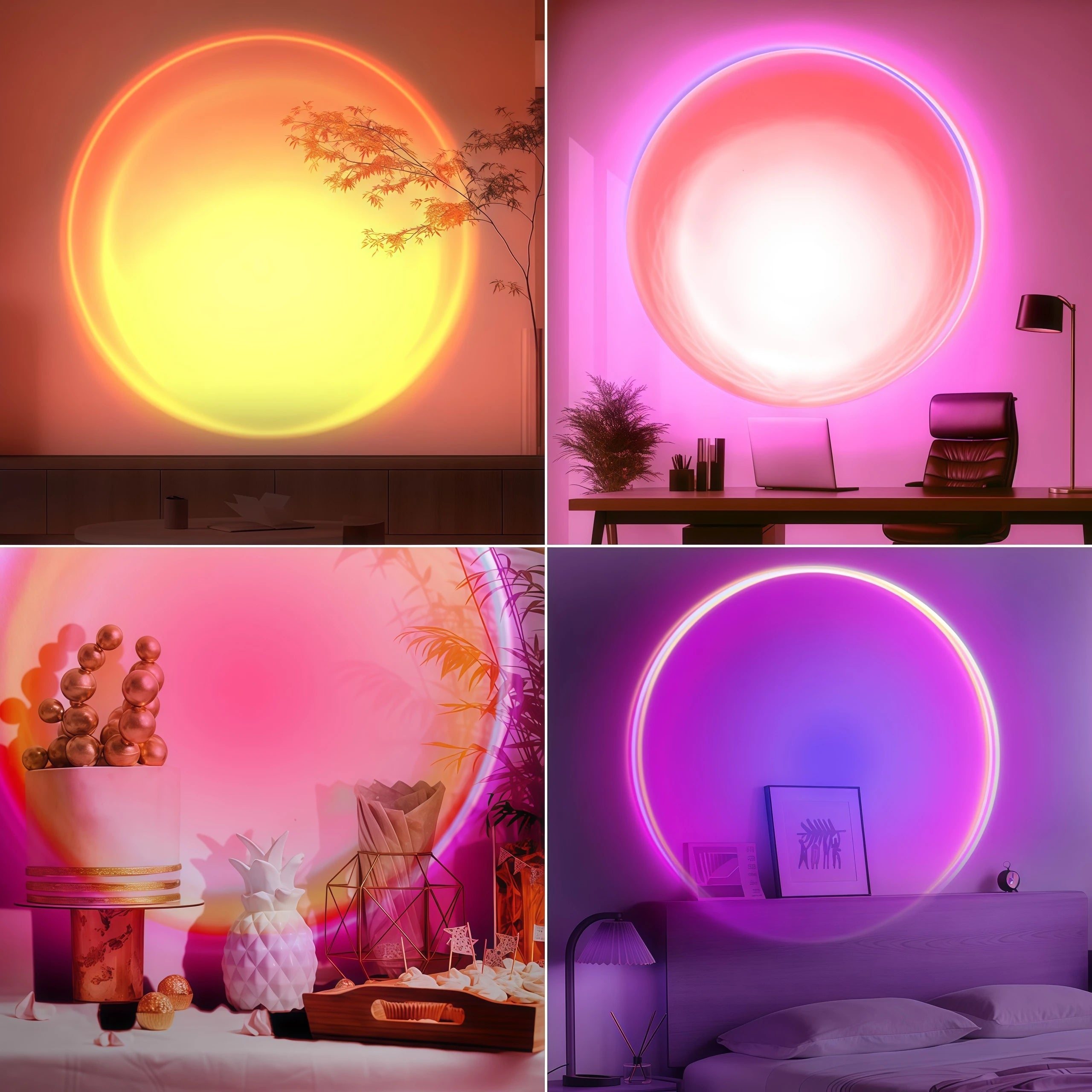 16-Color Sunset Projection Lamp