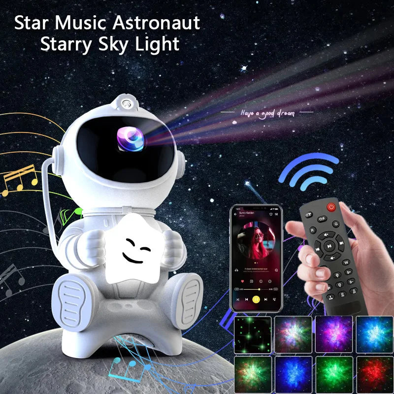 Astronaut Galaxy Projector Speaker