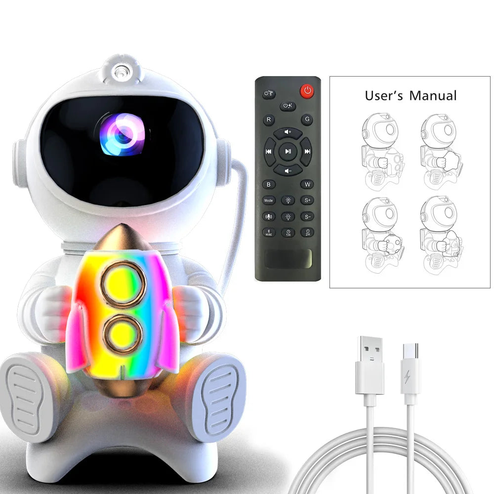 Astronaut Galaxy Projector Speaker
