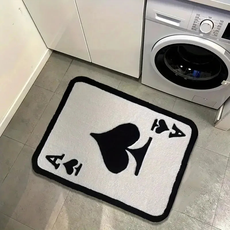 Ace of Spades Plush Area Rug